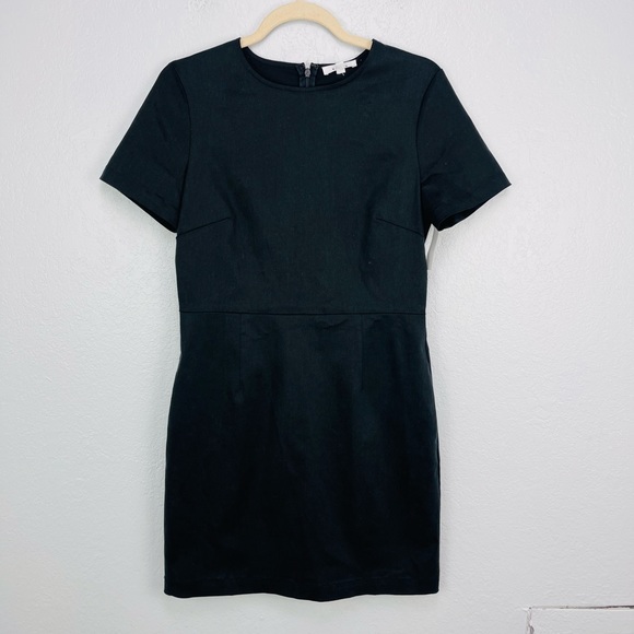 Vetta Charcoal Grey Professional Tencel Mini Dress - Picture 3 of 10